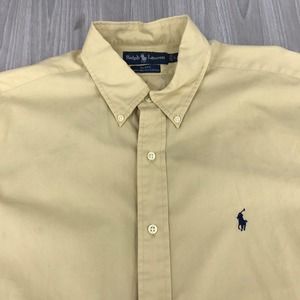 Ralph Lauren BLAKE‎ Button Down Shirt Logo Size: Large Long Sleeve
